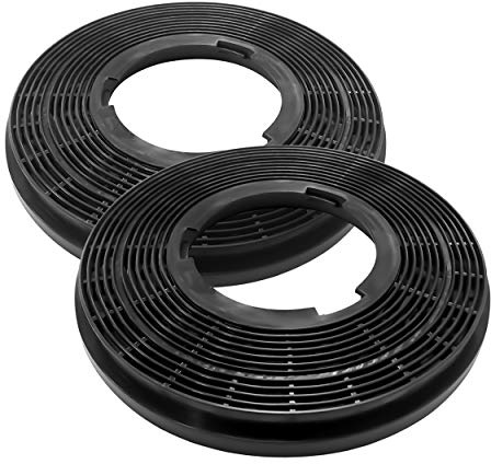 CIARRA CBCF005 Lot de 2 filtres à charbon de rechange pour hotte aspirante Diamètre 168 mm