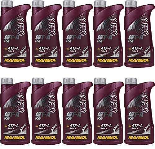 QR-Parts Set 85486796 MN8203-1 10x1 Liter Original MANNOL Hydrauliköl ATF-A PSF Hydraulic Fluid Oil