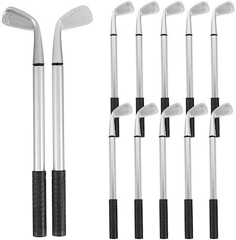BESPORTBLE Golf Ball Pen 12pcs Golf Ballpoint Pen Novelty Writing Pen Funny Sports Golfing Club Props Black Gel Ink Office Stationary for Students Coworkers Dad Fans
