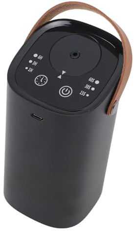 Diffuseur D'aromathérapie sans Eau, Diffuseurs Portables sans Eau pour Huiles Essentielles, écran Tactile, Système de Diffusion par Nébulisation Rechargeable, Diffuseur D'arômes