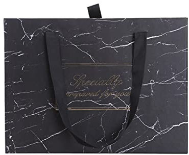 GLEAVI Luxuriöse Längliche Box Mit Marmormuster Elegante Aufbewahrung Magnetverschluss Und Tragegurt