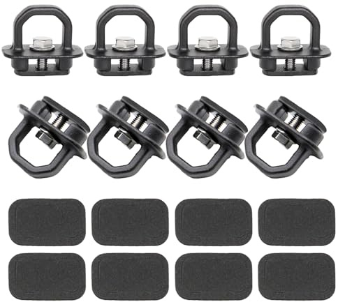 8 Stück LKW-Bettpfahl-Taschen, Spannanker, Universal-Haken, Anker, passend für Chevy Silverado/GMC Sierra, 2015–2023 Chevy Colorado/GMC Canyon
