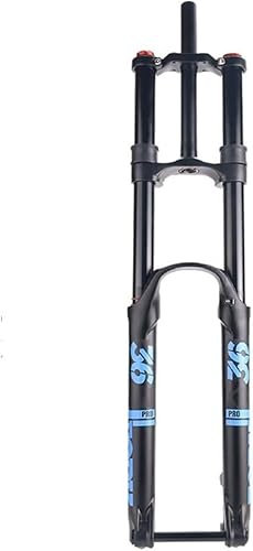 bicycle shock absorber fork 26 27.5 29 Inch DH Downhill Mountain Bike Suspension Fork ，Travel 160mm MTB Air Fork Rebound Adjust Double Shoulder Bicycle Front Fork Thru Axle 15x110mm ( Color : black (b