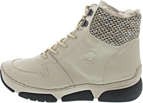 Rieker Schnürstiefel Beige