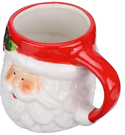 Mikinona 1pc Weihnachten Santa Tasse Neuheit Tassen Keramik Tasse Für Kinder Wasser Kaffee Getränke