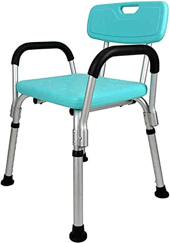 Panca per trasferimento con sedile imbottito, sgabelli da bagno, sedia da doccia con schienale - vasca da bagno con braccioli per ap, disabili, anziani - sedile da bagno regolabile - sicurezza vasca