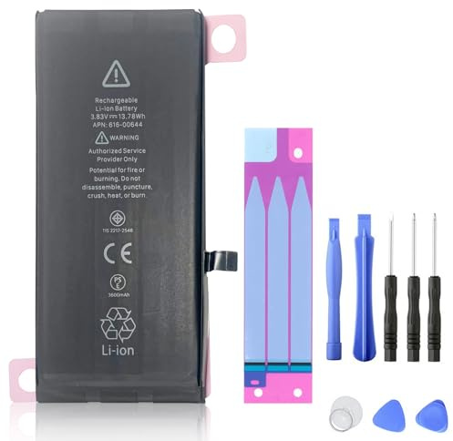 XITAIAN 3.83V 13.78Wh 3600mAh 616-00644 Remplacement Batterie pour iPhone 11 A2221 A2111 A2223 avec kit d'outils