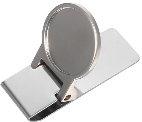 SHOWERORO Edelstahl Geldklammer Geldscheinklammer Tragbar Klein Robust Metall Clip für Herren Büro Geldaufbewahrung