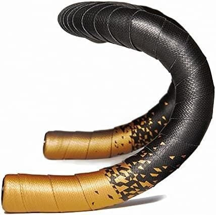 MYXJX Lenkerband, Rennrad Griff Radfahren Zubehör Getriebe Strap Wrap Perforierte Bar Band(Gold Fade)