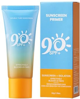 Crema Solare Viso e Corpo SPF 90+, Sunscreen, Protezione Alta contro UVA/UVB, Texture Leggera Non Untuosa, Resistente all'Acqua, Idratante per Tutti i Tipi di Pelle, Protezione Immediata