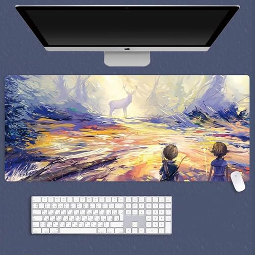 HDkxbf Alfombrilla De Ratón For Juegos De Anime, Ordenador Portátil, Alfombrilla De Escritorio De Anime, Impermeable Y Antideslizante(BOF-49,800x300mm)