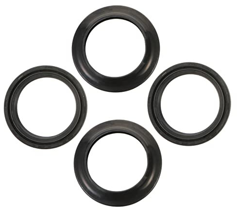 Kit Paraolio Forcella Anteriore 4 Pezzi in Gomma Nera