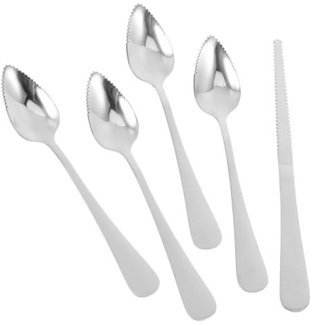 SOIMISS Corte De Frutas Con Cuchillas Dentadas y Mango De Agarre Cómodo Utensilios De Cocina De Acero Inoxidable Para Postres Cítricos Con Kiwi