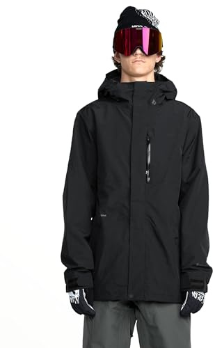 Volcom L Gore-Tex Snowboard Jacket – Waterproof 2-Layer Giacca, Nero, Large Uomo