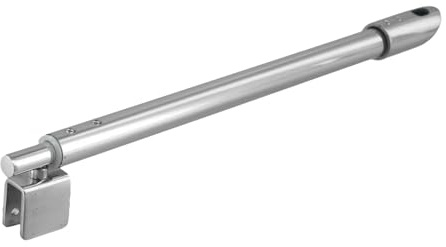 Barre De Fixation Pour Paroi De Douche Barre de support porte douche en acier inoxydable, clip biseauté, longueur extensible, accessoires(1Inclined)