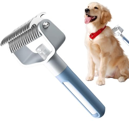 Dog Brush for Shedding Gentle Teeth Coat Cleaning Comb | Dog Brush for Shower Home Daily Cat Medium Large Breed Dirt Odor Bathing