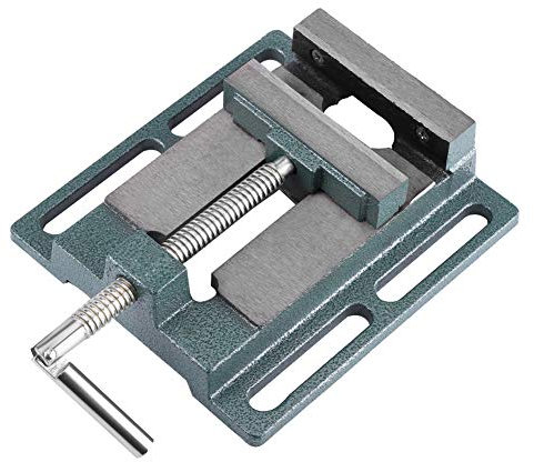 Estink Drill Press Vice 100mm, Heavy Duty 4 Inch Opening Size Mini Drill Vice Clamp Mechanic Bench Vise Table Top Clamp for Milling Machine, Drill Press and Machinery Maintenance