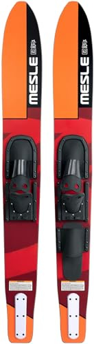 MESLE Combo Wasser-Ski XPlore 157 cm mit B2 Bindung, Anfänger und Fortgeschrittene Combo-Ski für Jugendliche und Erwachsene bis 90 kg