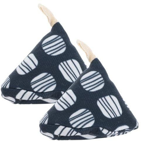 OSALADI 2pcs Hot Handle Holder Non Slip Pot Holders Cover Assist Hot Pan Handle Triangle Fabric Pot Clip Pot lid Gloves Anti Scalding Protector Kitchen Cooking Pot Handle Hat