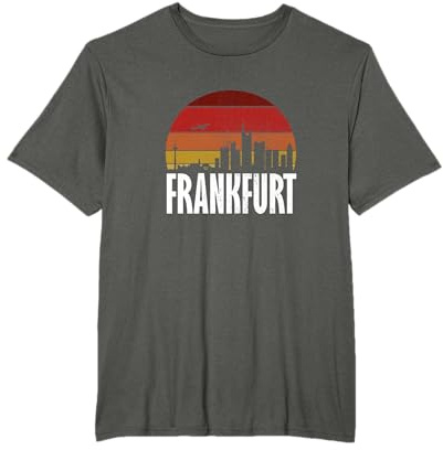 Skyline Frankfurt Fanartikel Souvenir T-Shirt