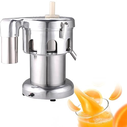 ALSUP Exprimidor Automático Comercial 350W Extractor Eléctrico de Zumo de Frutas y Verduras, Acero Inoxidable y Aleación de Aluminio Máquina de Zumo de Naranja para Zumos, Restaurantes