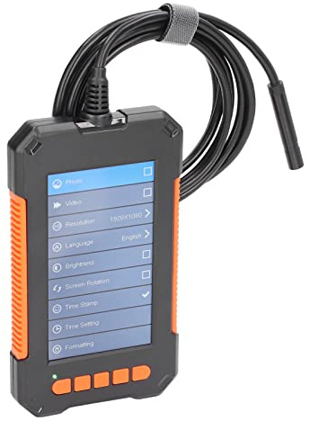 IP67 Industrieendoskop Industrieendoskop, Industrieendoskopkamera Kanalisationskamera 1080P Digitale Endoskop-Inspektionskamera 4,3-Zoll-IPS-Bildschirm 8-mm-Objektiv für Abfluss