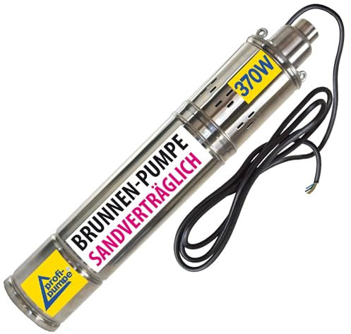 Pompe de puits profond compatible avec le sable, 3 pouces, 400V, pompe à eau, pompe de jardin, pompe à tuyau, pompe de forage pour ouvrages d'eau domestiques