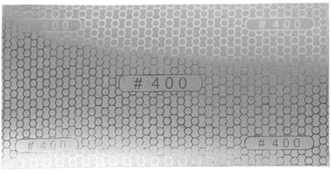1 papel de lija de diamante de grano 400, papel de lija de 200 mm x 100 mm para pulir coches, metales, paredes, muebles de madera y lijado