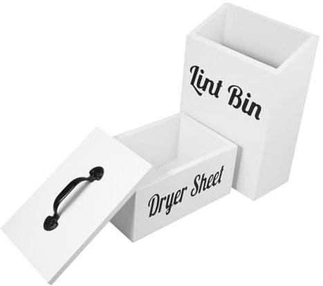 Alipis 2pcs Dryer Ball Storage Box Magnetic Dryer Sheet Holder Practical Storage Case for Laundry