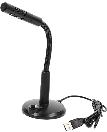UKCOCO Microfono Usb Portatile Per Conferenze e Gaming Microfono Direzionale Con Supporto Per Riunioni Registrazione Vocale e Streaming Live Compatibile Laptop