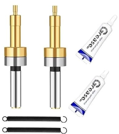 2 Cercatori Non Magnetico,Strumento di Misurazione Rotante Centratore Meccanico Ad Alta Precisione, x Fresatura Tornio, Con Sensore di Tocco, 10mm + 2 Tubetti di Grasso + 2 Ulteriori Molle di Ricambio