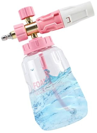 Pulverizador De Espuma para Lavado De Coches | Pulverizador Manual de Jardín 1L con Bomba a Presión | Bomba De Espuma A Presión para Limpieza De Automóviles Y Hogar