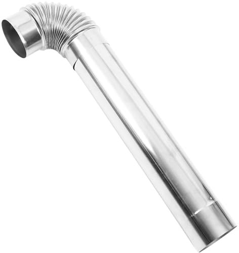 TOYANDONA Tuyau De Poêle Acier Inoxydable Conduit Métallique pour Évacuation De Fumée Simple Et Pratique Facile à Installer