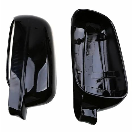 Auto Spiegelkappen 3B0857538B 3B0857537B Für VW Für Golf-4 Für MK4 Für Bora 1999-2004 Außenzubehör 2 Stücke Glänzend Schwarz Rückspiegelabdeckungen Tür Rückspiegel Abdeckung