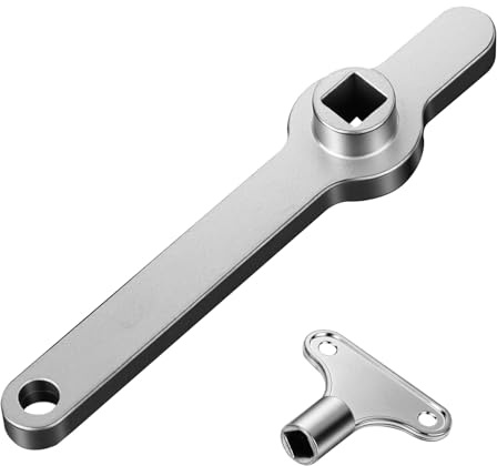 Adiwo Juego de Llave para Purgar Radiadores, 2PCS Kit uego de llaves de purgado de Radiadore, Llave para Muchos Radiadores/Calefactores, Universal para Todos los Radiadore