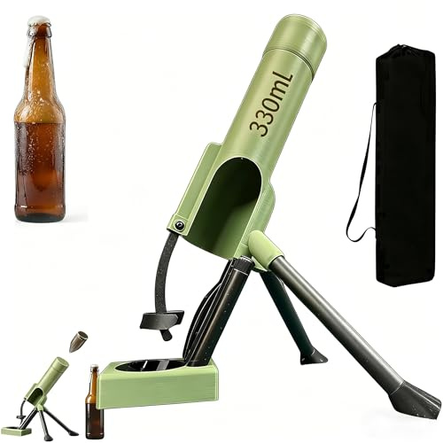 Apribottiglie, Levatappi A Forma Di Mortaio, Divertente Apribottiglie Da 51 Mm, Design Automatico Hands-Free, Apribottiglie Per Birra A Mortaio, Per Casa, Bar E Feste (B)