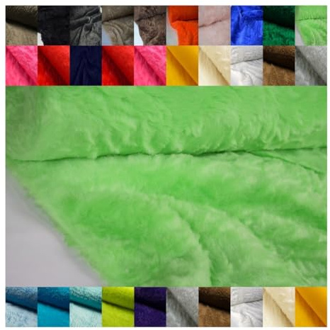 Fabrics-City Kiwi softig zotty teddyfell kurzhaarig stoff für Kinder, Dekoration, Kuscheltiere, Mode, diy-Projekte, Baby, Nähen, Heimtextilien, Kuscheldecken, Accessoires, 4103