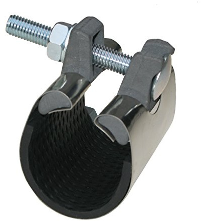 rohrfix-24 Reparaturschelle 42-45 mm, Leckageklappe, Schwarz