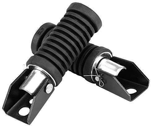Nikou Grip reposapiés de Goma - la Motocicleta Estriberas Trasera de la Placa reposapiés de Goma de la Cubierta del cojín de Agarre Compatible con la Szki 125cc GN 125