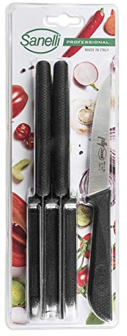Sanelli Ensemble de couteaux à steak, côté et table de 6 pièces.