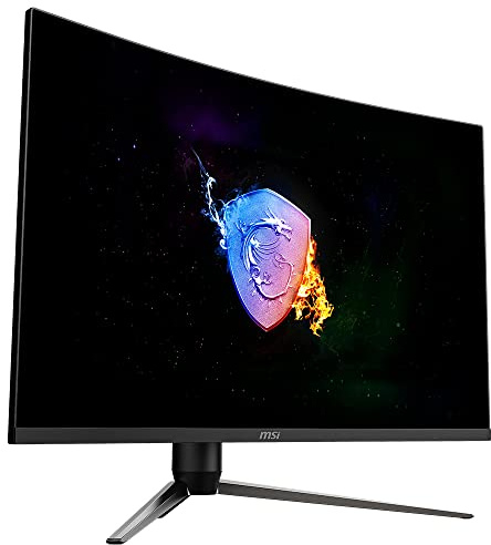 msi Optix AG321CQR - Monitor Gaming curvo WQHD da 31.5 pollici, pannello VA 2560x1440, 165 Hz/1ms, FreeSync Premium, HDR, Mystic Light, supporto regolabile (VESA), Display Port 1.2 e HDMI 2.0