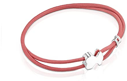 TOUS Pulsera Elástica Rosa para Mujer, Colección Sweet Dolls