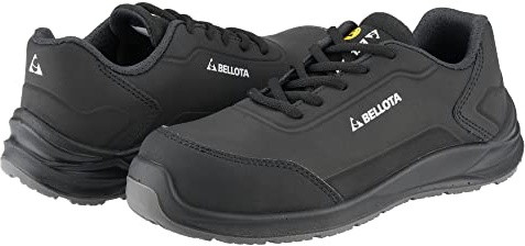 Bellota Säkerhetssko för kvinnor Flex Carbon Fem S3/Footwear 074190s3 Industrial, Svart/Vit, 8,5 UK, Svart vit, 41.5 EU Bred