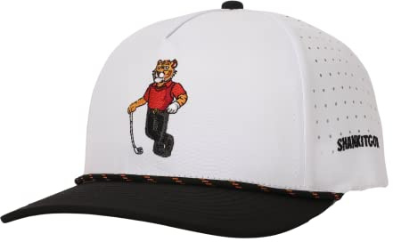 SHANKITGOLF Tiger Golf Hat Adjustable Rope Golf Hat Funny Golf, Black Rope Hat, One Size