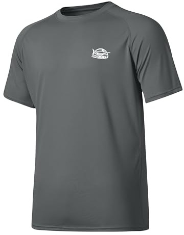 WILLIT Herren UV Shirt UPF 50+ Schwimmshirt | Schnelltrocknend Leicht Sonnenschutz Kurzarm Rashguard Atmungsaktiv T-Shirt für Outdoor Angeln Surfen Wandern Laufen
