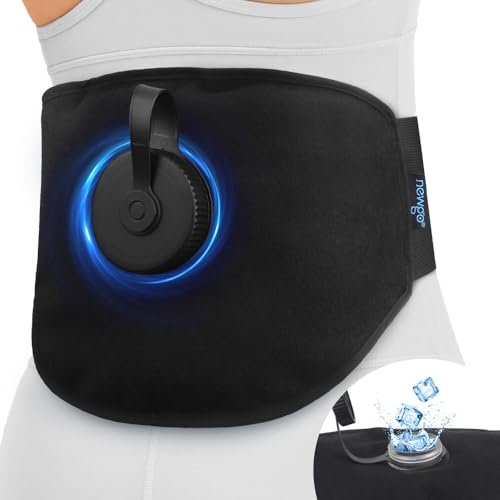 NEWGO cuscinetto refrigerante per schiena, cintura refrigerante, per impacco caldo o freddo, cintura riscaldante riutilizzabile per la schiena