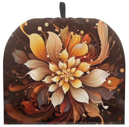 ZUXONGSY Teewärmer mit Stövchen, auffälliges Blumenmuster, Teewärmer für Teekanne, isoliertes Kunst-Küchenzubehör für Geschenke, Heimdekoration, I456CZA4906