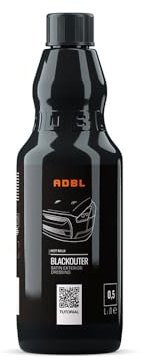 ADBL Blackouter (500ml) Premium Kunststoffpflege - Wasserbasierte Versiegelung mit Langer Haltbarkeit - Frischt Ausgeblichenen & verblassten Kunststoff auf - Plastikversiegelung, Farbabdunklung