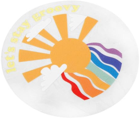 Gadpiparty 1blatt Prismatische Fensterfolie Regenbogen Fensterdekor Statikfolie Für Sonnenlichtreflexion Einfach Anzubringen Für Glasoberflächen Vogelschutz