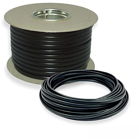 Generic Twin 2 Core Cable 12v 24v 2Core Flat Thin Wall Wire All Amp Red/Black Automotive (8.75 Amps - 1.0mm x 100 Metre Reel)